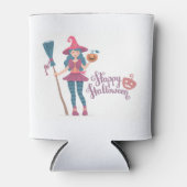 ハッピーハローウィン魔女 缶クーラー (正面)