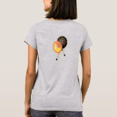 ハッピーハローウィン魔女 Tシャツ (裏面)