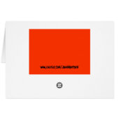 ハッピーハローウィン黒猫カード (裏面横)