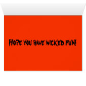 ハッピーハローウィン黒猫カード (内部横(下))