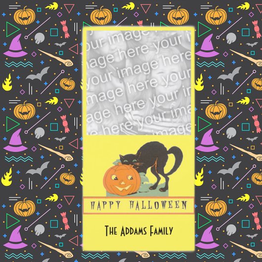 ハッピーハローウィン黒猫 シーズンカード