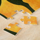 ハッピーハローウィン黒猫、フクロウ、カボチャ ジグソーパズル (側面)