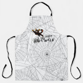 ハッピーハローウィン黒猫 |ユニセックス | |トレンディー エプロン (正面)