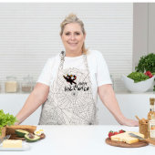 ハッピーハローウィン黒猫 |ユニセックス | |トレンディー エプロン