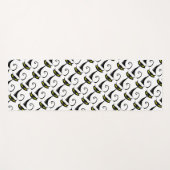 ハッピーハローウィン黒猫 |ヨガマット ヨガマット (正面(横))