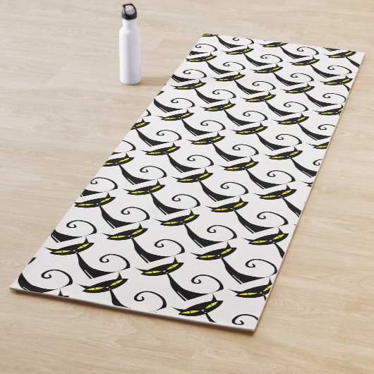 ハッピーハローウィン黒猫 |ヨガマット ヨガマット (インサイチュ)