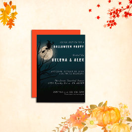 ハッピーハローウィン黒魔女 招待状