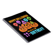 ハッピーハローウィン17誕生日 ノートブック (右側)