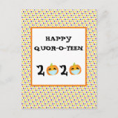 ハッピーハローウィン2020かぼちゃ検疫 ポストカード (正面)