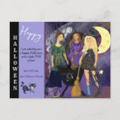 ハッピーハローウィン3ウィッチ シーズンポストカード (正面)