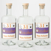 ハッピーハローウィン31 10月スパイダーハローウィンパーティ リキュールボトルラベル (ボトル)