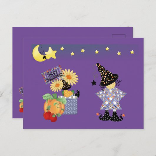 ハッピーハローウィン3 ポストカード (正面/裏面)