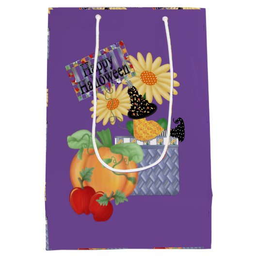 ハッピーハローウィン3 ミディアムペーパーバッグ (裏面)