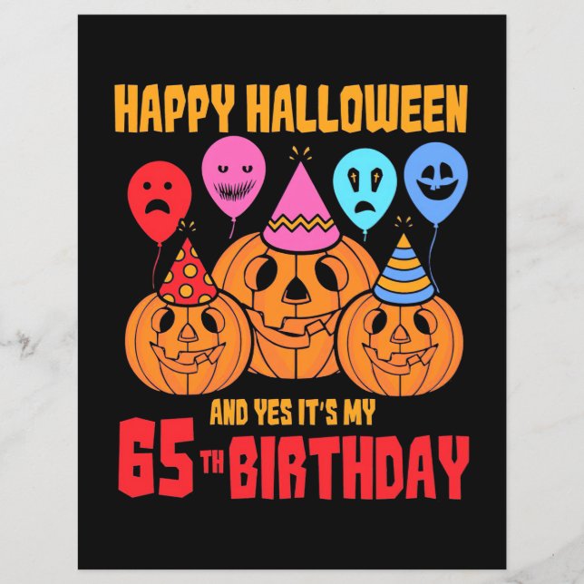 ハッピーハローウィン65誕生日 (正面)
