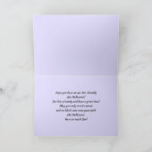 ハッピーハローウィン。おもしろい幽霊、ジャック・オランタン カード (内部)