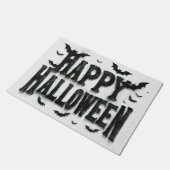 ハッピーハローウィン-こうもり ドアマット (アングル)