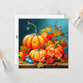 ハッピーハローウィン |ようこそ秋の季節 カード (正面/裏面インサイチュ)