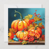 ハッピーハローウィン |ようこそ秋の季節 カード (正面)