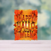 ハッピーハローウィン アクリルサイン (ニュートラル)