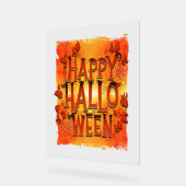 ハッピーハローウィン アクリルサイン (傾斜)
