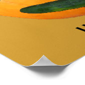 ハッピーハローウィン – アンカットパンプキン顔 ポスター (角)