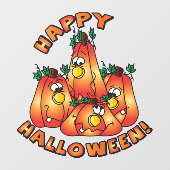 ハッピーハローウィン ウィンドウサイン (シート)