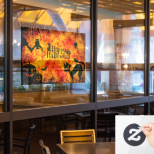 ハッピーハローウィン ウィンドウサイン