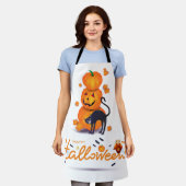 ハッピーハローウィン! エプロン (着用した状態)