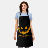 ハッピーハローウィン エプロン (着用した状態)