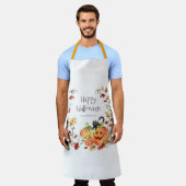 ハッピーハローウィン エプロン (着用した状態)