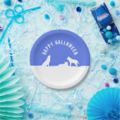 ハッピーハローウィン・オオカミ ペーパープレート (パーティー)