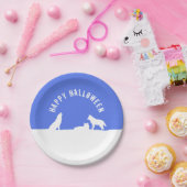 ハッピーハローウィン・オオカミ ペーパープレート (パーティー)