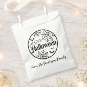ハッピーハローウィン-カスタムハロウィーンフリットバッグ フェイバーバッグ (クリップ留めされた状態)