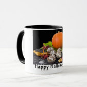 ハッピーハローウィン!カボチャ&カップケーキコーヒー マグカップ (正面左)
