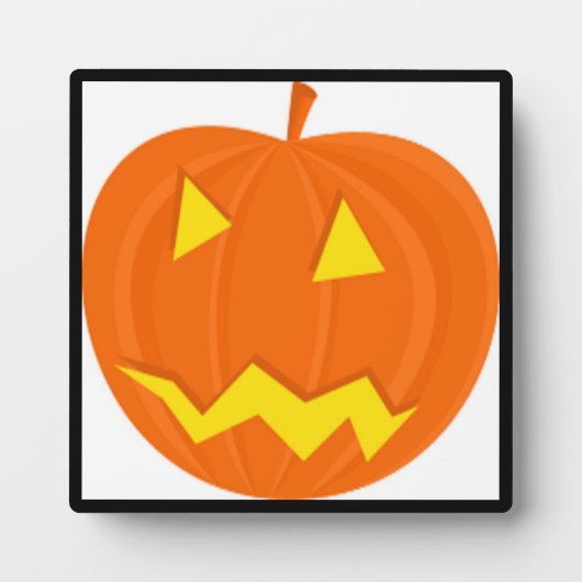 「ハッピーハローウィン」カボチャ フォトプラーク (正面)