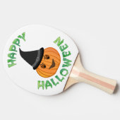 「ハッピーハローウィン」カボチャ 卓球ラケット (横)