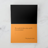 ハッピーハローウィン! カボチャ、紅葉及び渦巻 カード (内部)