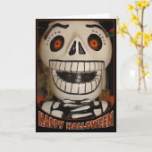 ハッピーハローウィン カード (黄色い花)