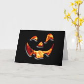 ハッピーハローウィン カード (黄色い花)