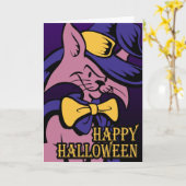 ハッピーハローウィン カード (黄色い花)