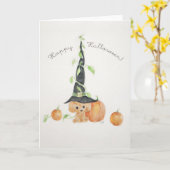 ハッピーハローウィン! カード (黄色い花)