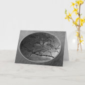 ハッピーハローウィン カード (黄色い花)