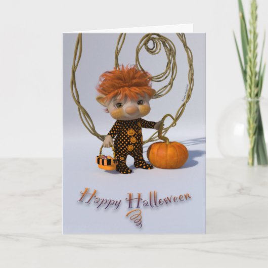 ハッピーハローウィン カード (正面)