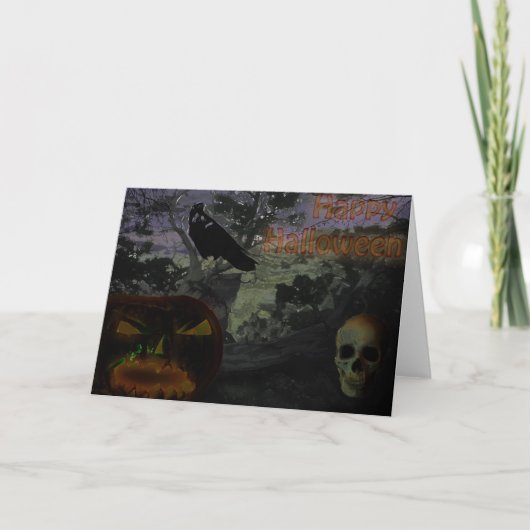 ハッピーハローウィン カード (正面)