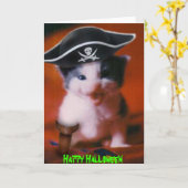 ハッピーハローウィン カード (黄色い花)