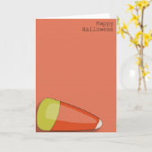 ハッピーハローウィン カード (黄色い花)