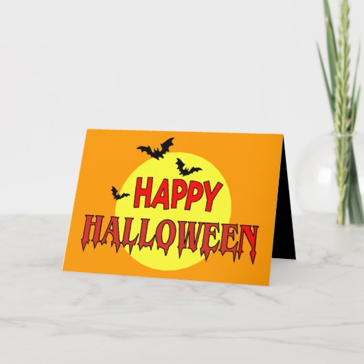 ハッピーハローウィン カード (正面)