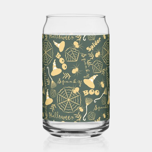 ハッピーハローウィン ガラス缶 (正面)
