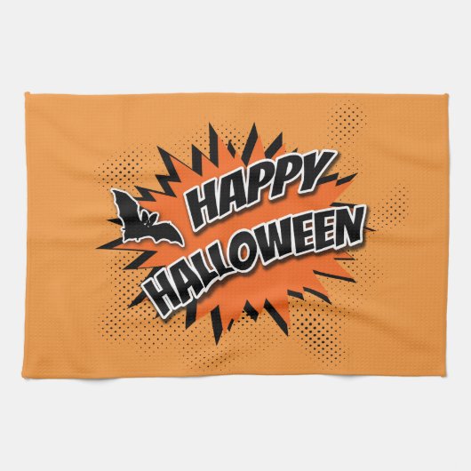 ハッピーハローウィン キッチンタオル (横)