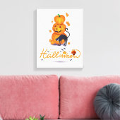 ハッピーハローウィン! キャンバスプリント (インサイチュ (リビング))